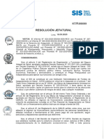 RESOLUCIÓN JEFATURAL 112 2020 SIS Directiva Procedimientos de Afiliación Al SIS