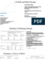 Overview of Drill and Blast Design: Major Factors Needed To Be Considered: Controllable Variables