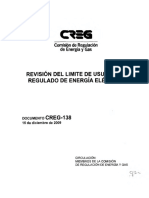 D-138-09 Límite de Usuario No Regulado PDF