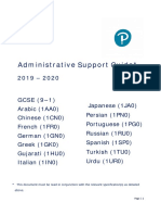 GCSE MFL Administrative Support Guide (1AA0 1CN0 1FR0 1GN0 1GK0 1IN0 1JA0 1RU0 1SP0 1UR0) 2019 v1 PDF