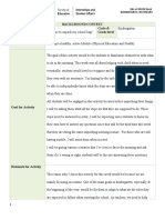 Background/Context Title of Unit Cycle & Grade Level: Fe2 Activity Plan: Elementary & Secondary