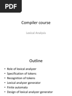 Compiler Course: Lexical Analysis