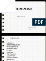 Site Analysis: Gurugram Sec-31