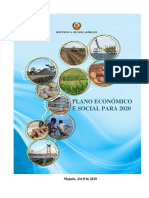 Plano Económico Social 2020 Aprovado Pela AR - Documento Oficial