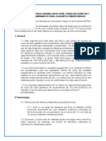 Especificacion Tecnica Normalizada para Toron de Acero de 7 Alambres Sin Recubrimiento para Concreto Preesforzado