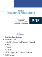 Unit V Traditional Applications: Presentation By: Kaythry P. Assistant Professor, ECE SSN College of Engineering