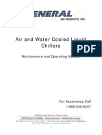 Air and Water Cooled Liquid Chillers: Maintenance and Operating Manual