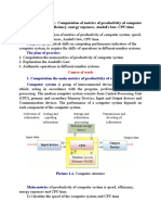 Laboratory Work 1 Computation of Metrics of Productivity of Computer System