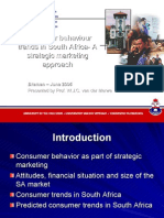 Consumer Behaviour Trends in South Africa - A Strategic Marketing Approach