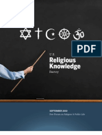 Religious Knowledge: Pew Forum On Religion & Public Life