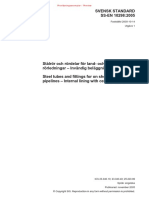 EN 10298-2005 Steel Tubes and Fittings For On Shore and Offshore Pipelines - Internal Lining With Cement