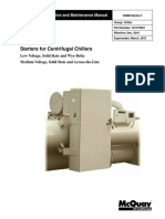 Starters For Centrifugal Chillers: Installation, Operation and Maintenance Manual