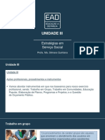 Estratégias em Serviço Social - Slides de Aula - Unidade III