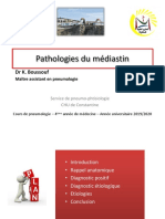 Pathologies Médiastinales - Tumeurs Et Adénopathies PDF