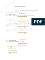 Intervalos y Su Representación Gráfica