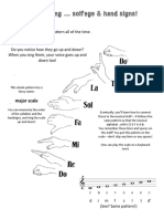 Introducing: Solfege & Hand Signs!