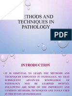 Methods and Techiniques in Pathology