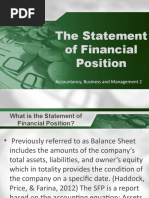 Lesson 1 Statement of Financial Position