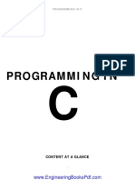 Programming in C PDF