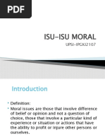 ISU-ISU MORAL DR aTI