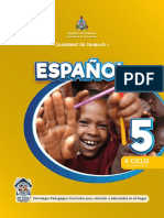 Cuaderno de Trabajo Español 5° 1