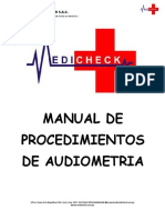 Procedimiento de Audiometria