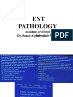 ENT Pathology: Assistan Professor Dr. Sazan Abdulwahab Mirza