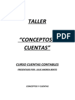 Taller Conceptos y Cuentas