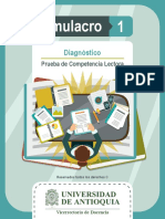 Comp Lectora Simulacro Diagnostico PDF