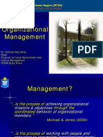 Organizational Management: National Institute of Public Administration