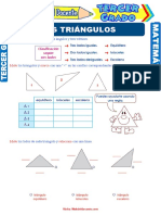 Los Triángulos para Tercer Grado de Primaria