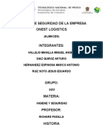 Manual de Seguridad de La Empresa Onest Logistics