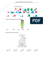 3 Point Problems: Which Figure Is Not in Each of Four Pictures?