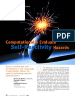 Computational Evaluate Self-Reactivity Hazards