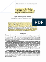 (Hooper y Morton, 1982) Fluctuations in The Dollar.