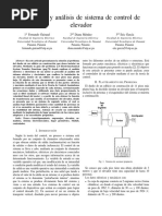 Modelado y Análisis de Sistema de Control de Elevador