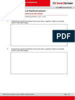 Unit 302: Principles of Electrical Science: Worksheet 3: Capacitance in An AC Circuit