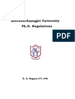 ACU PHD Regulations 2020 PDF