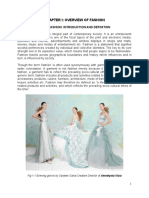 Chapter I: Overview of Fashion: 1.1 Understanding Fashion: Introduction and Definition