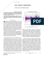 Music Source Separation: Francisco Javier Cifuentes Garc Ia