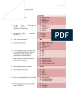 Hematology Recall Questions