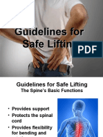 Safe Lifting PPT