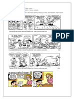 Retire Os Verbos Das Tirinhas Abaixo e Classifique Quanto A Conjugação Verbal, Forma Nominal, Tempo e Modo Verbal.