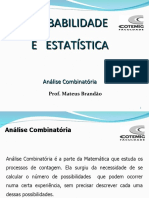 Aula 6. - Analise Combinatoria - 2012