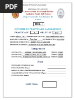 SEGUNDO INFORME DE FÍSICA III (Campo Eléctrico de Cargas Puntuales) .UNSAAC PDF