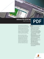 Acterna Fst-2310 Testpad: Sonet Services Module