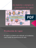 Balances de Materia y Energía en Generadores de Vapor