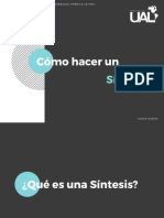 Cómo Hacer Una Síntesis PDF