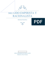 Método Empirista y Racionalista