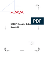 Merlin Messaging System User's Guide: 323203 - 6.book Page 1 Friday, March 5, 2004 5:38 AM